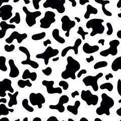 Cow print pattern animal seamless. Cow skin abstract for printing, cutting, crafts, stickers, cover, home decorate.