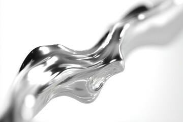 a close up of a metal object with a white background