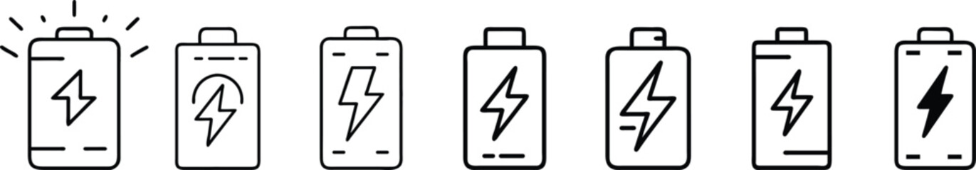 Battery with Lightning Bolt Icon Representing Power Optimization, Energy Efficiency, Charging Performance, Battery Management System, Renewable Energy Solutions, Fast Charging Capability