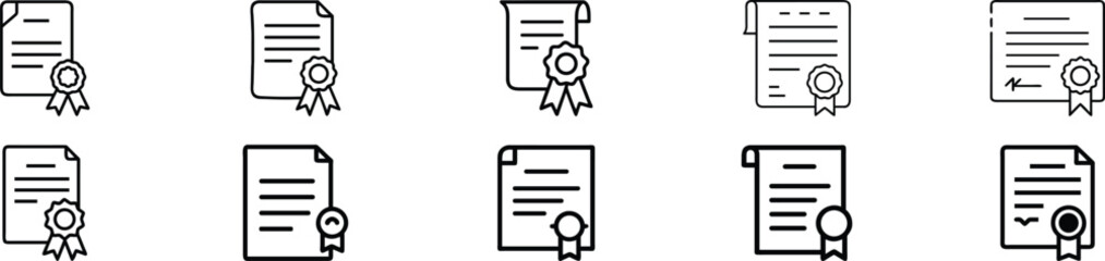 Certificate Icon with Ribbon and Law Symbol Representing Official Regulatory Compliance, Certified Legal Document, Government Approval, Authorized Licensing, Legal Certification, Lawful Agreement