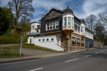 Beautiful residential building in German city