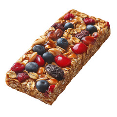 Delicious Granola Bar on transparent background