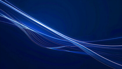 Abstract Blue Particle Wave Background
