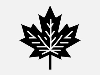 National Canada Day Silhouette Vector Illustration