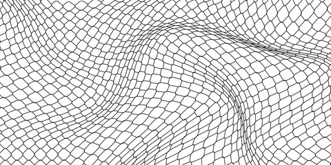 Mesh texture for fishing nets. Seamless pattern for sportswear or soccer goal, volleyball net, basketball hoop, hockey, athletics. Abstract net background for sports © RIDWAN