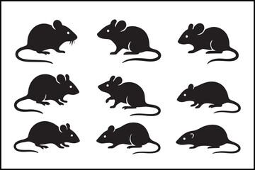 Diverse Mouse Silhouette Pack