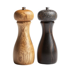 Exquisite Wooden Salt and Pepper Mills Set
