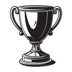 Award trophy cup silhouette icon vector design, Trophy cup icon vector