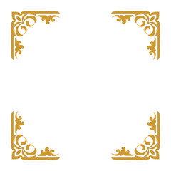 Gold Frame Border 