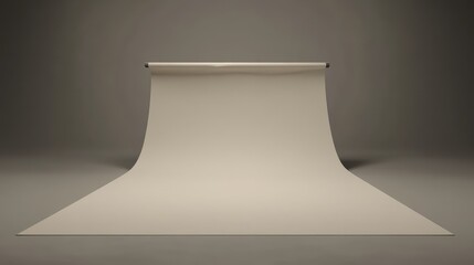 Obraz premium Neutral taupe backdrop with smooth flat surface and no glare