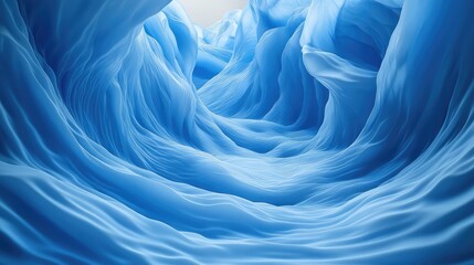 Obraz premium Subtle blue pastel background with airy and open atmosphere