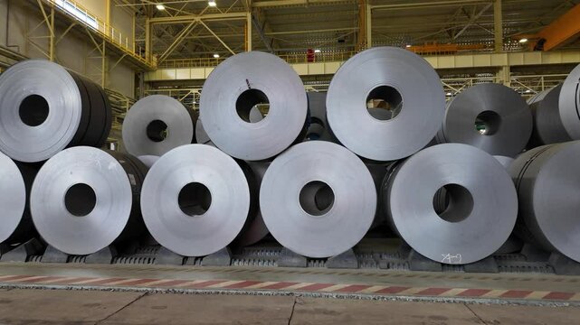  tinplate rolled into rolls