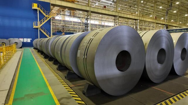  tinplate rolled into rolls