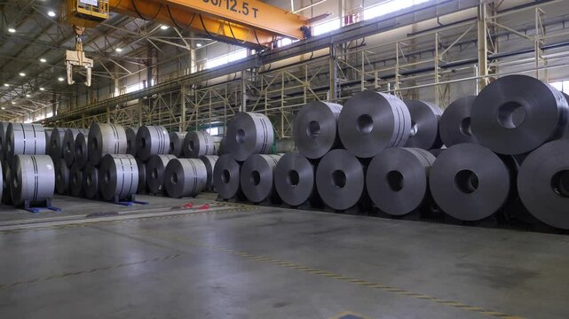  tinplate rolled into rolls