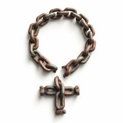 Obraz premium Struggle for equality meticulously arranged female symbol digital art surrealism