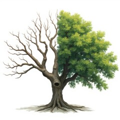 Vibrant digital botanical art exploring life and death in hyperrealism