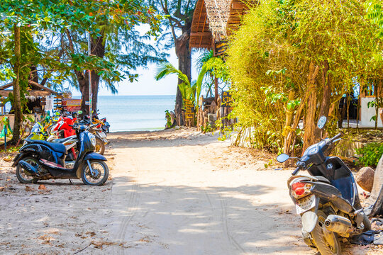 Tropical Paradise island Koh Phayam Aow Yai Beach landscape Thailand.