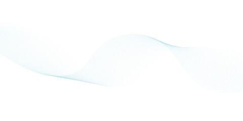 Abstract blue line wave background. Technology abstract lines on white background. Undulate Grey Wave Swirl, frequency sound wave, twisted curve lines with blend effect.