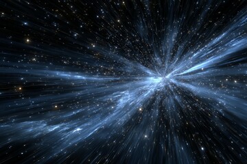 Vast cosmic expanse reveals bright stars and swirling galaxies in stunning interstellar phenomenon