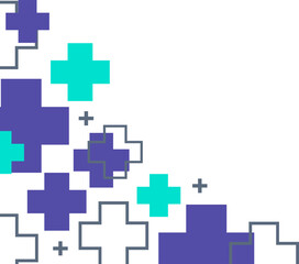 Health Symbol Corner Decoration