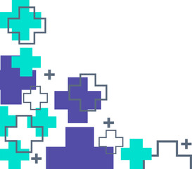 Health Symbol Corner Decoration