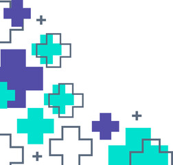 Health Symbol Corner Decoration