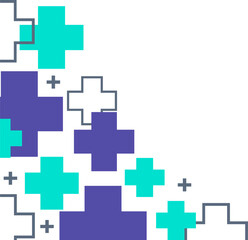 Health Symbol Corner Decoration