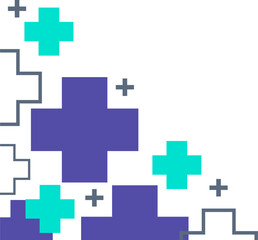 Health Symbol Corner Decoration