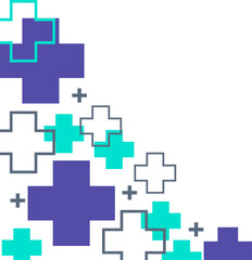 Health Symbol Corner Decoration