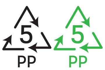 Plastic recycling code icon set. plastic recycling code 01-07 icon set. plastic recycling code symbol icon PETE, HDPE, PVC, LDPE, PP, PS, OTHER. Plastic, recycle, symbol, icons EPS 10