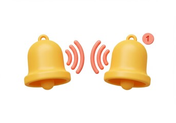 Notification Bells Ringing with New Alert Received