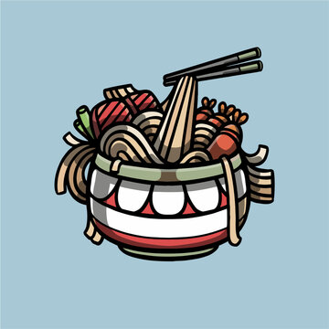 Vector Illustration of Japane...