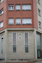 Apartment block in the city