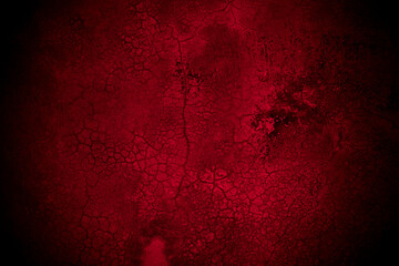Obraz premium Old wall texture cement black red background abstract dark color design are light with white gradient background.