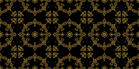 Fototapeta premium Oriental pattern. Oil painting. Pattern for printing on wall decorations, covers, leaflets, business cards