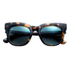 Edgy Oversized Sunglasses with Striking Design Isolated on Transparent Background