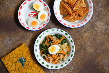 Vegetable and dishes 