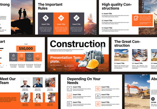 Construction Presentation Template