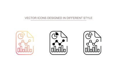 Predictive  icon design with white background stock illustration
