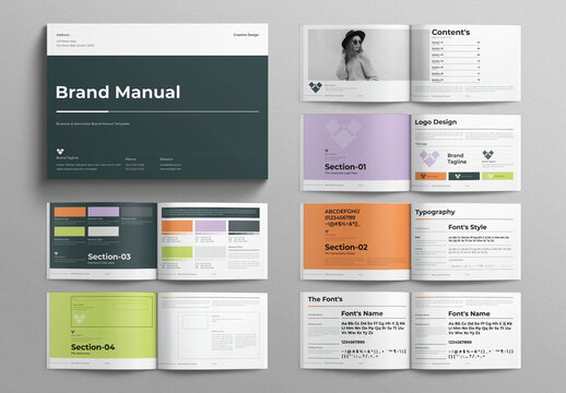 Brand Manual Template Landscape