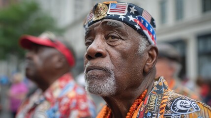 Obraz premium Juneteenth celebration of freedom day chicago community event urban environment historical reflection african american history