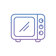 Microwave Oven Vector icon