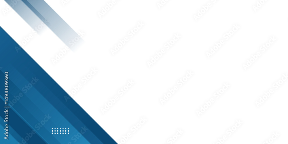 Wall mural blue abstract background with white color. abstract blue background with square shapes. modern simpl