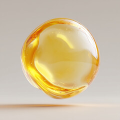 gold glass bubbles,Liquid gel sphere, molecules, skin cell, Cosmetic liquid beauty product,Moisturizer Skin Care,Cosmetic essence, liquid oil foam, oil bubbles background,Face serum texture,3d render