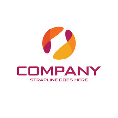 Modern Abstract Vector Logo Template &ndash; Colorful Circular Icon for Business and Branding