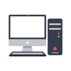 Modern Desktop Computer Setup