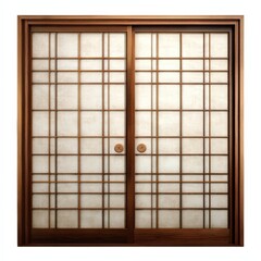 Elegant Japanese Shoji Sliding Doors Interior Design Wooden Frame Room Divider