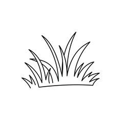 Black and White Grass Illustration