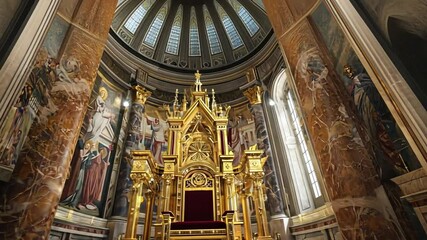 Throne in the Vatican. - Powered by Adobe