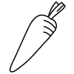 Vegetable Line Icon Set